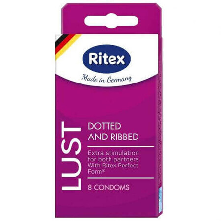 Preservativi Lust, 8 pezzi, Ritex