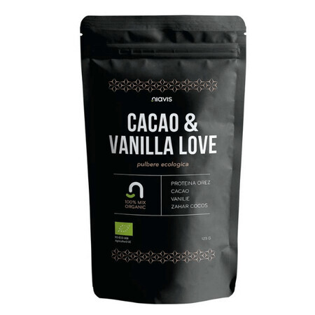 Polvere ecologica Cocoa & Vanilla Love, 125 g, Niavis Bio