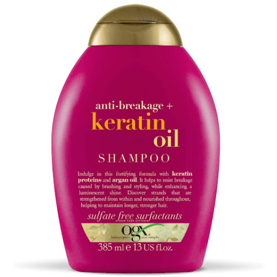 Shampoo antirottura con olio di cheratina, 385 ml, OGX