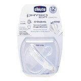CHICCO Ciuccio in silicone 12 mesi + monoblocco ortodontico "Physio soft" 0181001-7 PH