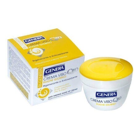 Genera Crema viso rigenerante antirughe con Q10, acido ialuronico e olio di Argan 50ml -281219 RO
