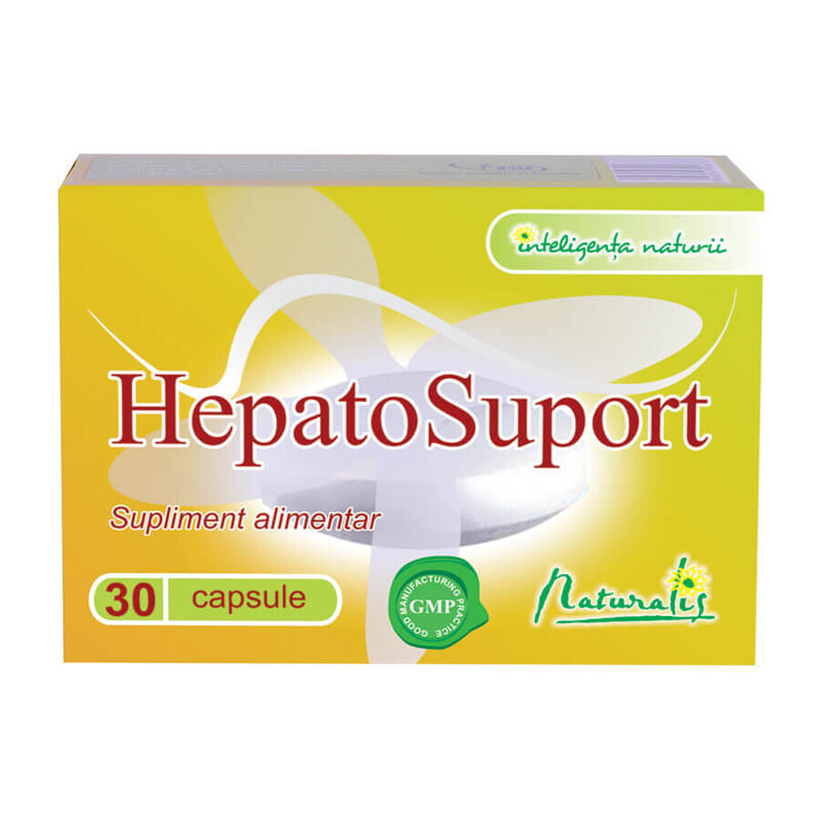 HepatoSuport, 30 capsule, Naturalis