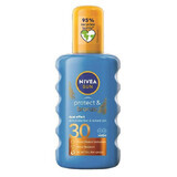 Spray per la protezione solare SPF 30 Protect & Bronze, 200 ml, Nivea Sun