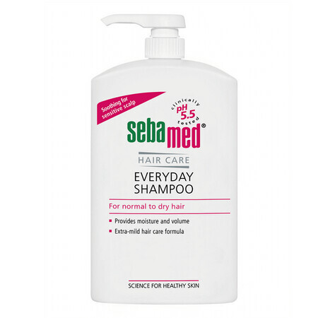 Shampoo dermatologico idratante per uso quotidiano, 1000 ml, Sebamed