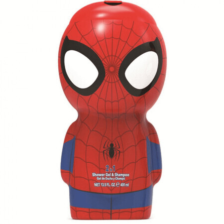Gel doccia e shampoo Spiderman per bambini, 400 ml, Air Val