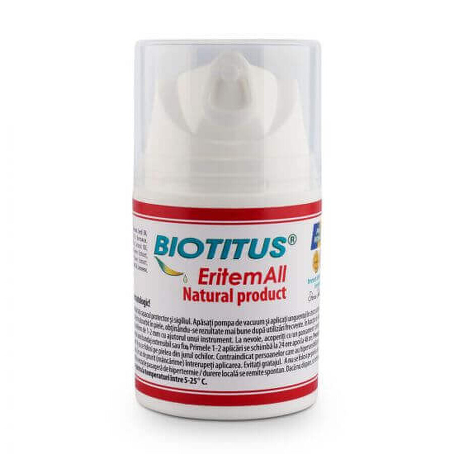 Biotitus EritemUnguento airless tutto naturale, 50 ml, Tiamis Medical