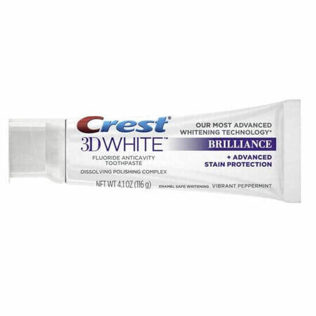 Dentifricio 3D White Brilliance, 116 gr, Crest