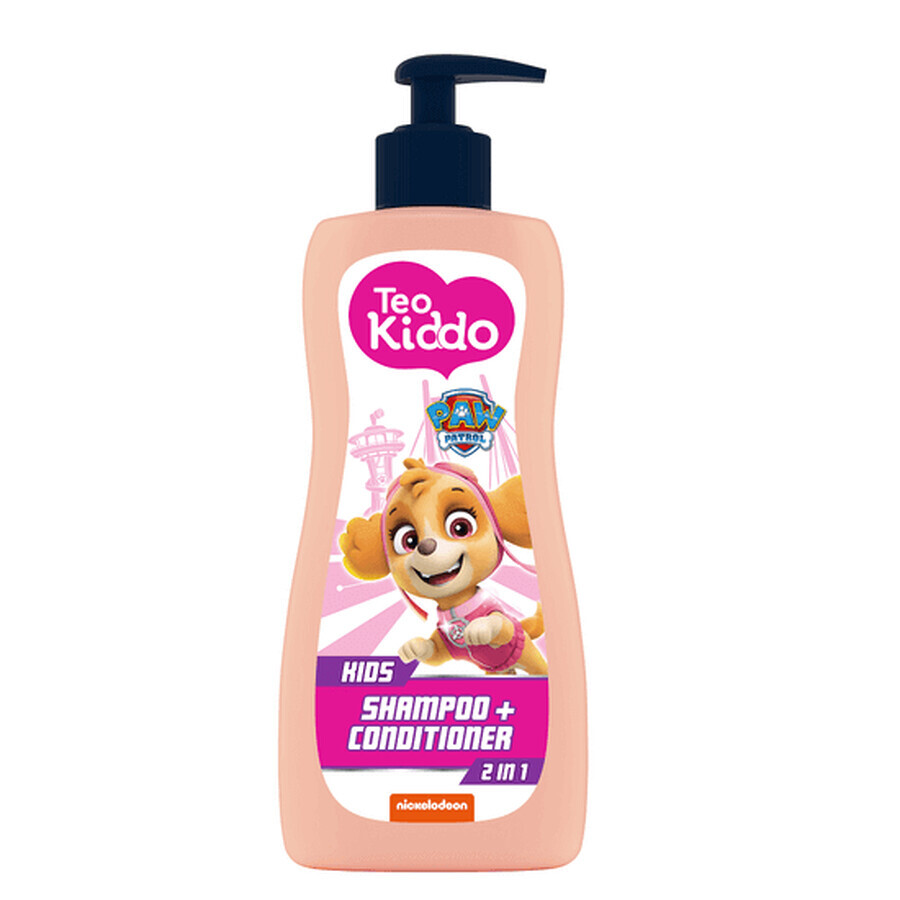 Paw Patrol Teo Kiddo shampoo e balsamo per ragazze, 400 ml, Teo Bebe