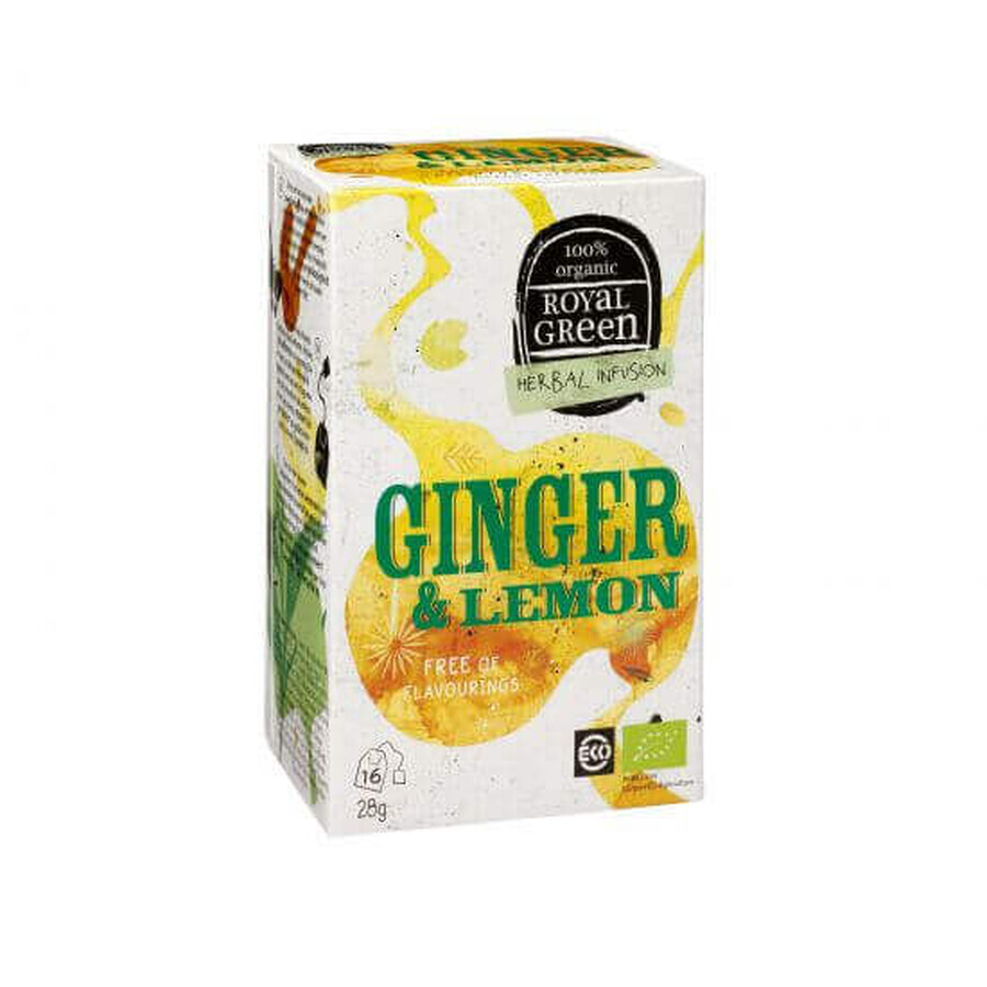 Tè Ginger & Lemon, 16 bustine, Royal Green