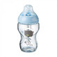 Bottiglia di vetro, Pi&#249; vicino alla natura, 250 ml, 0 mesi+, Blu, Tommee Tippee