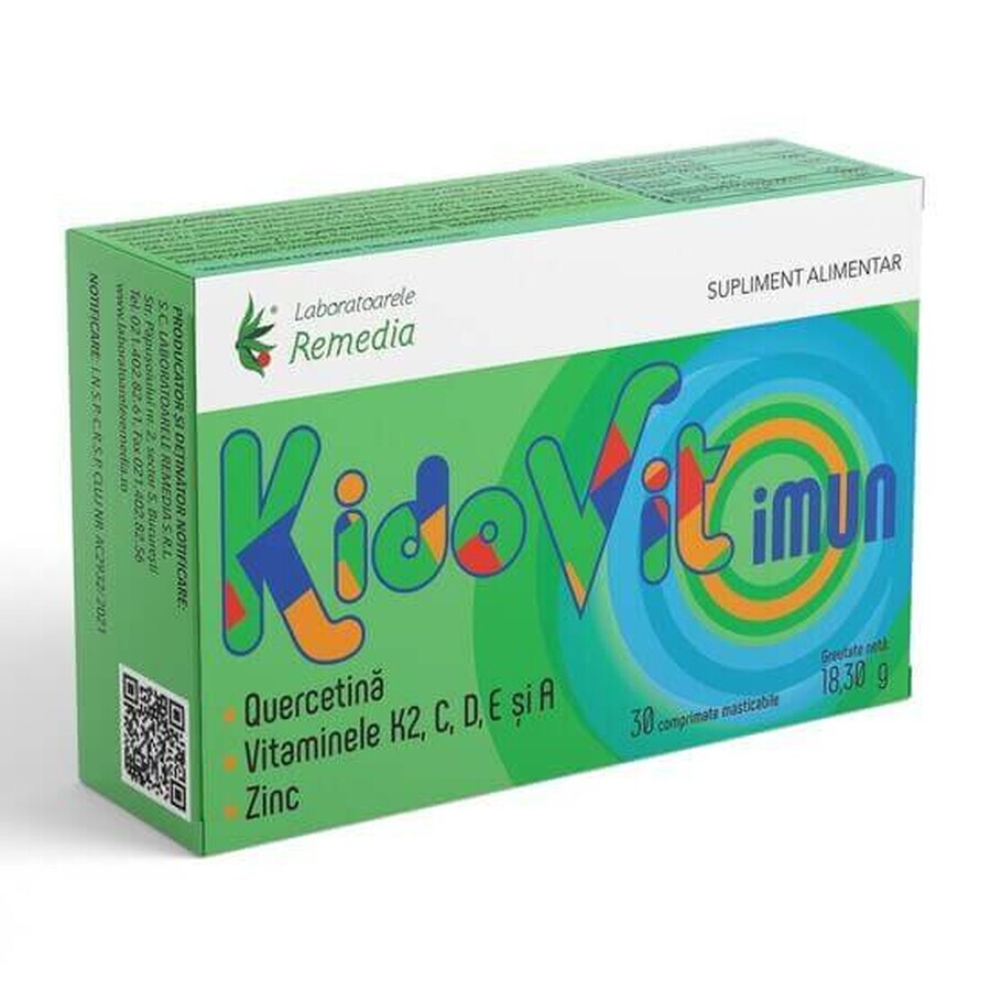 KidoVit Imun, 30 compresse masticabili, Remedia
