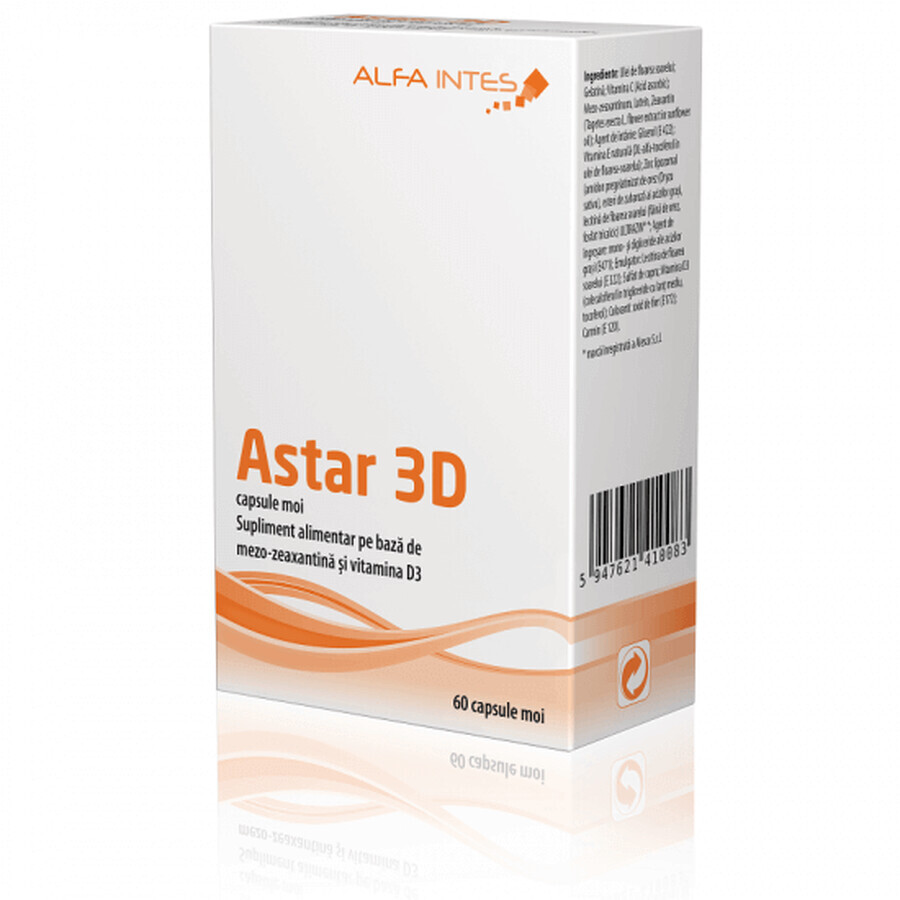 Astar 3D, 60 capsule molli, Alfa Intes  recensioni
