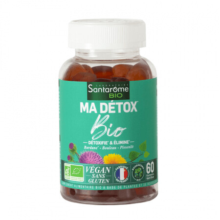 Ma Detox Bio, 60 gelatine, Santarome