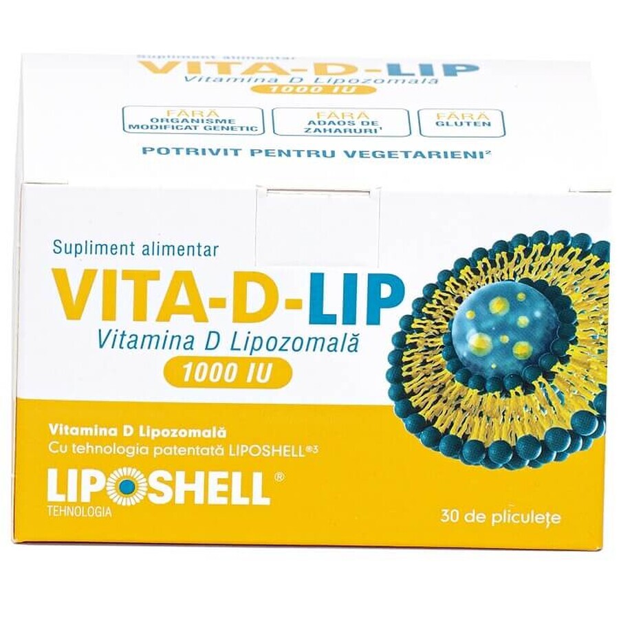 Vitamina D Liposomiale, 1000 UI, 30 bustine, Liposhell