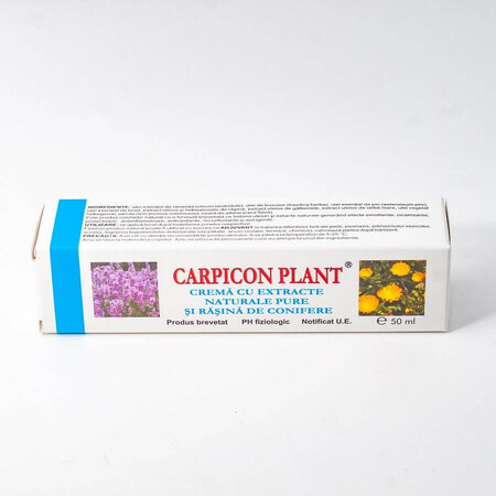 Crema con estratti naturali puri e resina di conifere Carpicon Plant, 50 ml, Elzin Plant