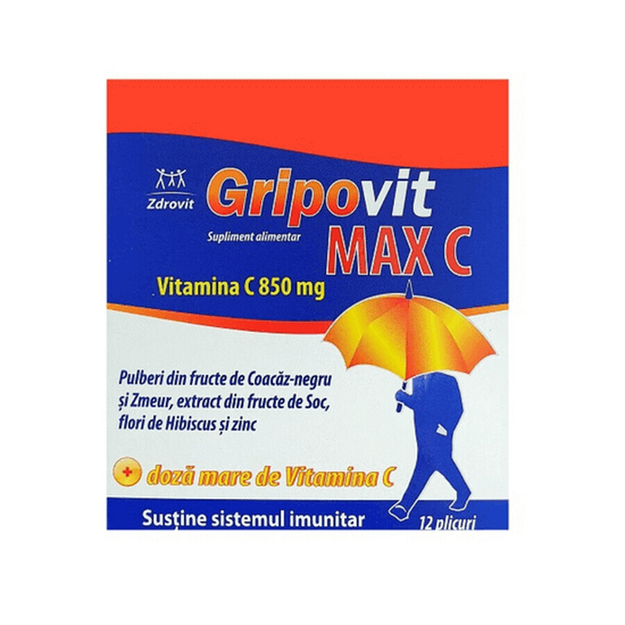 GripoVit Max C, 12 bustine, Schiacciato