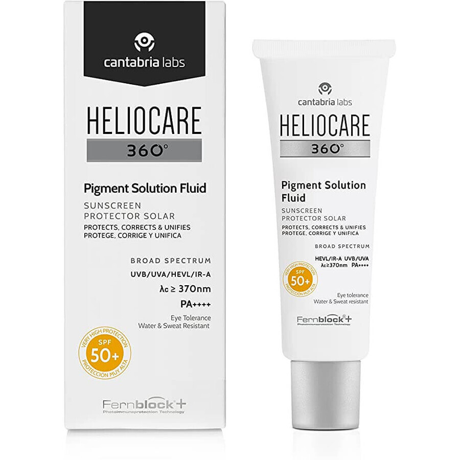 Heliocare 360° Pigment Solution Fluid SPF 50+, 50 ml recensioni
