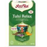 Tè biologico Tulsi Relax, 17 bustine, Yogi Tea
