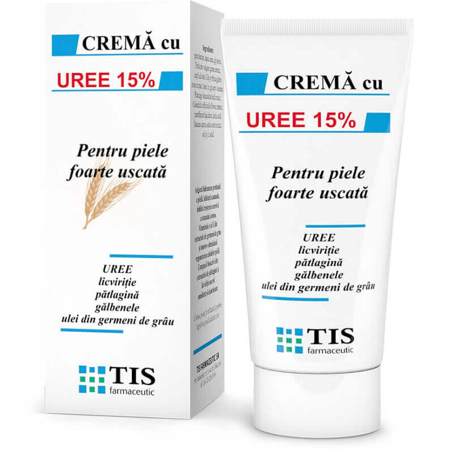 Crema con Urea 15%, 50 ml, Tis Farmaceutic
