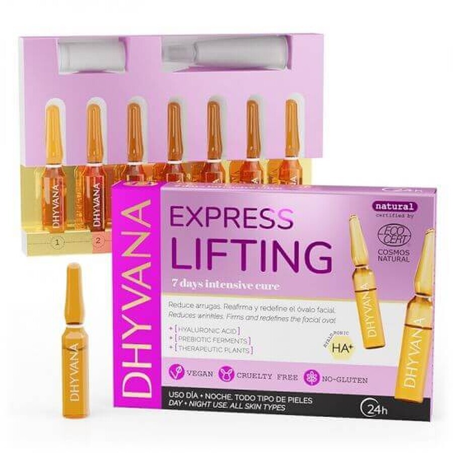 Express Lifting Skin Serum, 7 fiale x 2 ml, Dhyvana