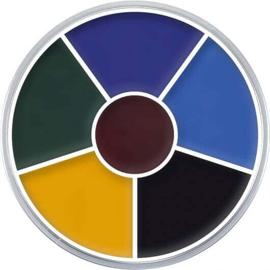 Ombretto in crema Kryolan Color Circle 6 colori BlackEye2 30g