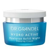 Crema notte antirughe Hyaluron Refill Night Hydro Active, 50 ml, Dr. Grandel