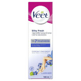 Crema depilatoria per pelli sensibili con Aloe Vera e Vitamina E, 100 ml, Veet