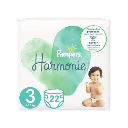 Pampers Harmony 3, 6-10kg (22)