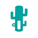 Anello in silicone, modello cactus, Aqua Green, Minikoioi