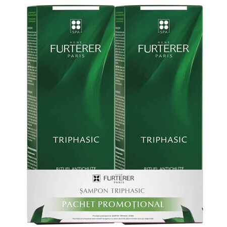 Confezione Shampoo trifasico contro la caduta dei capelli, 200 ml, Rene Furterer