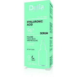Siero antirughe per viso, collo e décolleté Riempimento acido ialuronico, 30 ml, Delia Cosmetics
