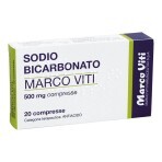 Marco Viti Sodio Bicarbonato 500mg Per Acidità Di Stomaco 20 Compresse