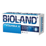 Bioland Vitamina A, 8000UI, 30 capsule, Biofarm