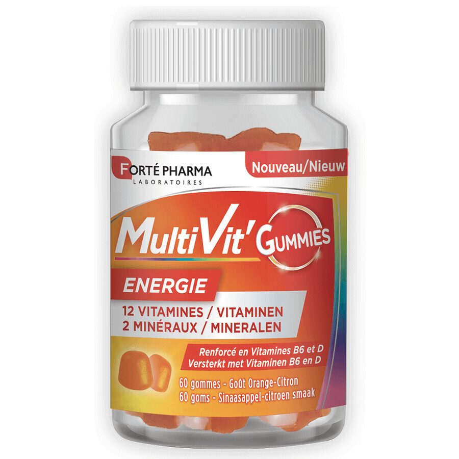 Multivit Energy, 60 gelatine, Forte Pharma
