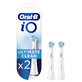 Ricambi spazzolino Electria iO Ultimate Clean, Bianco, 2 pezzi, Oral-B
