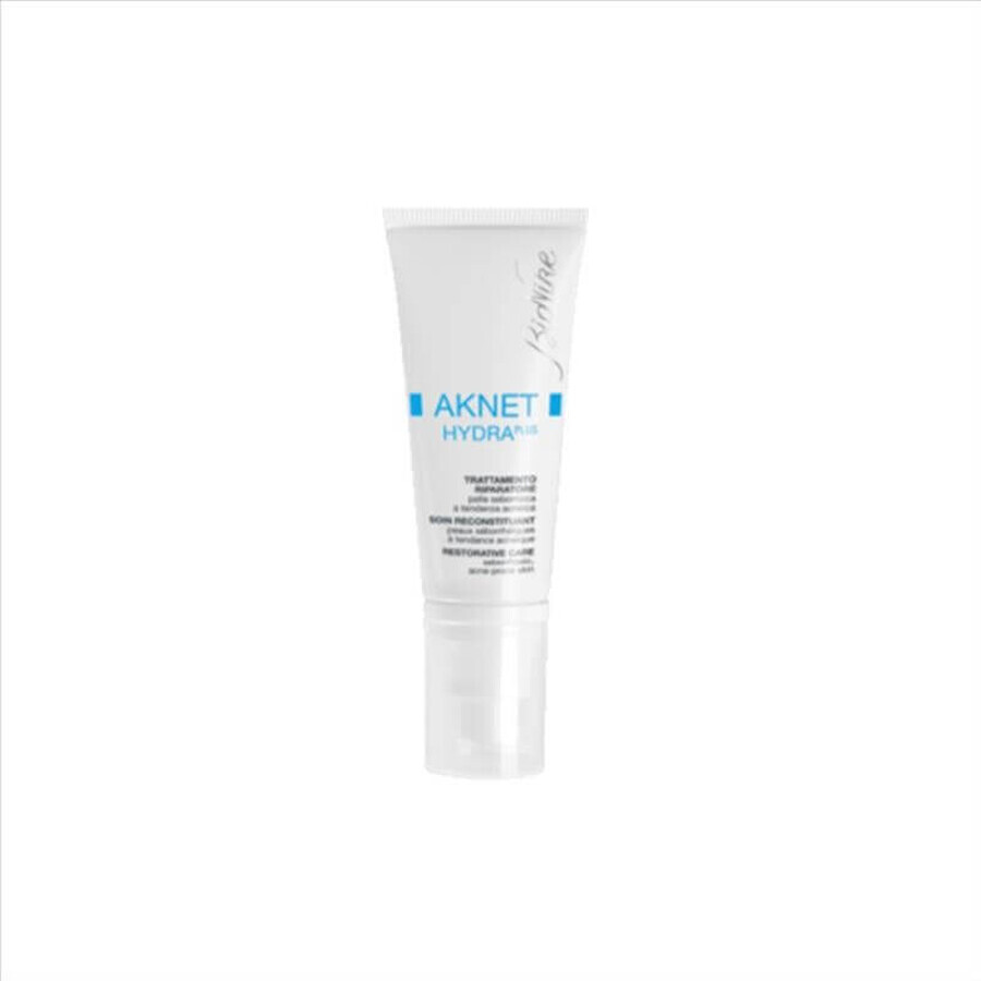 BioNike Aknet - Hydra Plus Gel-Crema Riparatore Viso Per Pelle Con Acne, 40 ml