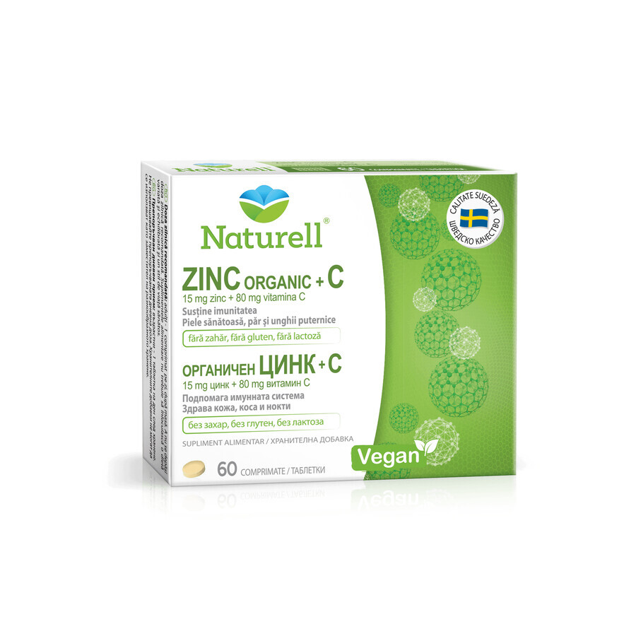 Naturell zinco organico x 60 cpr USP