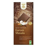 Cioccolato biologico al latte, cocco e spezie orientali Garam Masala, 100 g, Gepa