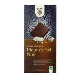 Cioccolato fondente biologico Fleur de Sel Noir, 100 g, Gepa