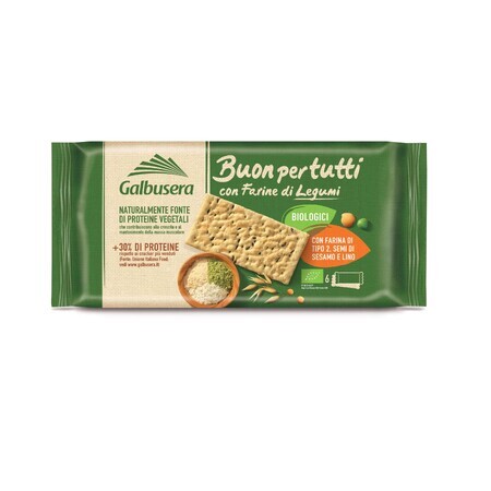 Buonpertutti crackers di farina vegetale eco, 240 g, Galbusera