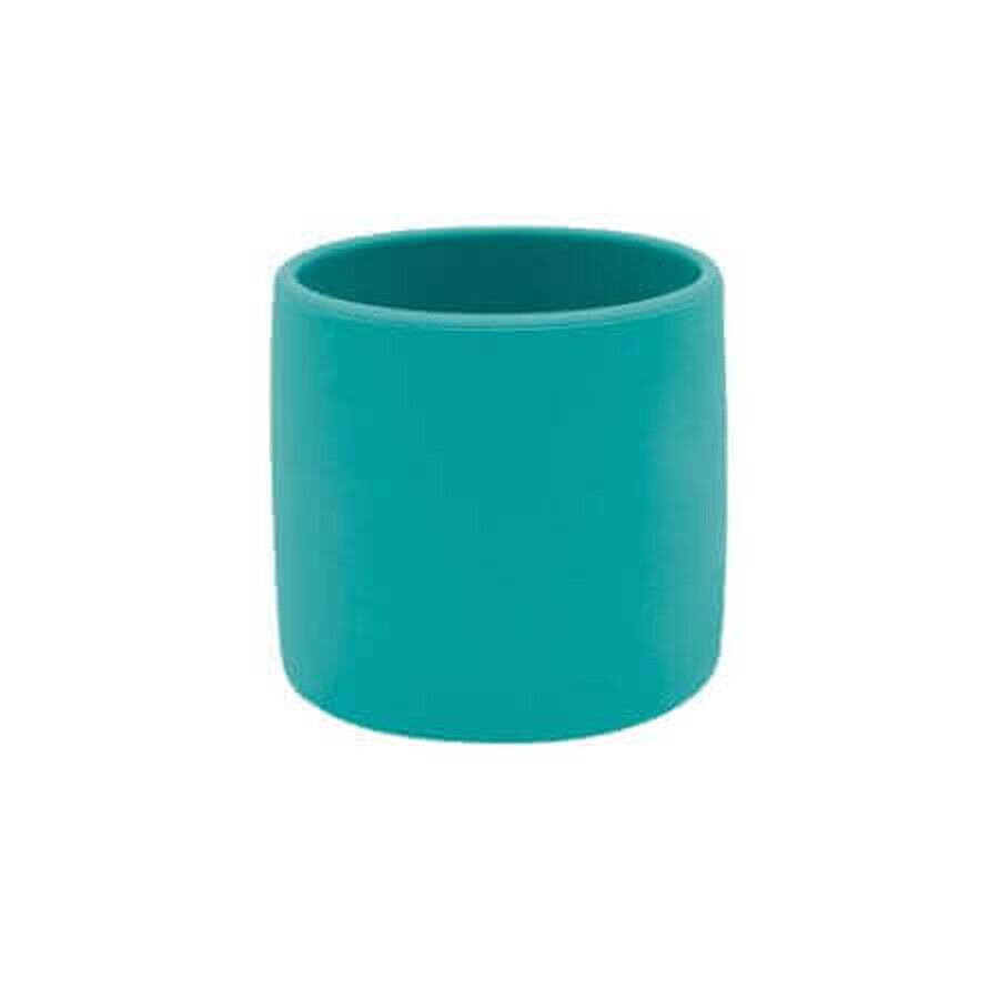 Coppa in silicone Mini Cup, Verde acqua, Minikoioi
