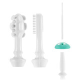 Set spazzolino da denti in silicone per l'allenamento BabyCare, 0 mesi+, Reer