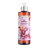 Shampoo e gel doccia con fragranza di rosa ed estratto di peonia, Flower Romance, 400 ml, Biobaza