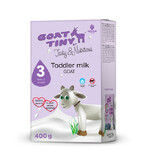 Latte di capra in polvere Formula 3, 12 mesi+, 400 g, Goldim