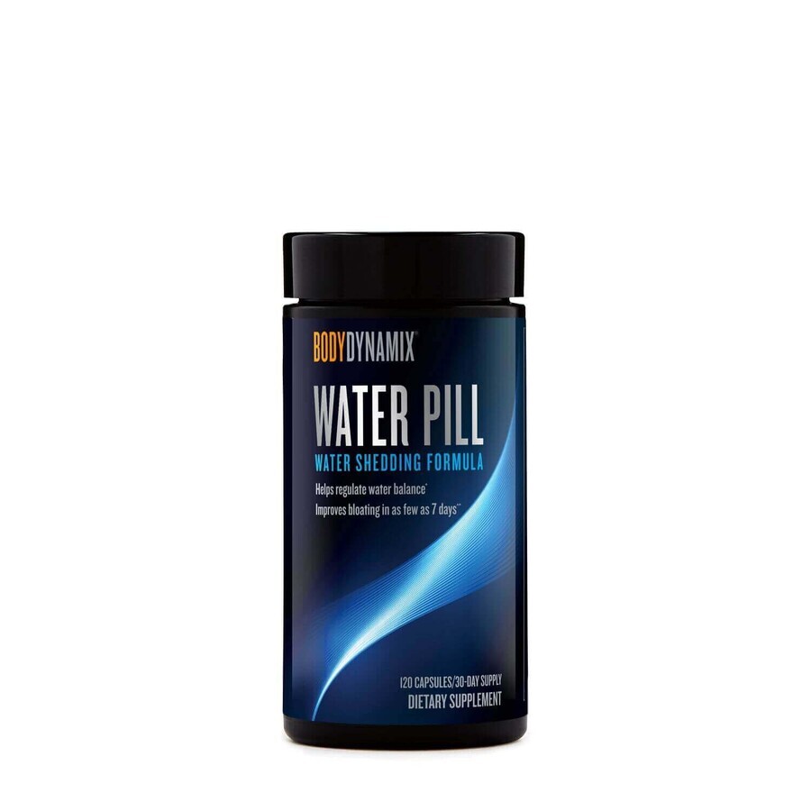 Bodydynamix Water Pill, formula per ridurre la ritenzione idrica nel corpo, 120 Cps
