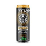 Zoa + Pre-workout Energy Drink Zero Sugar, Bevanda Energetica Senza Zuccheri Al Gusto Di Ananas E Frutto Della Passione, 355 Ml