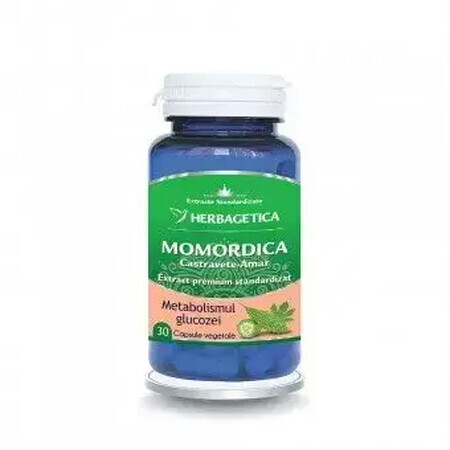 Momordica estratto di cetriolo amaro, 30cps - Herbagetica