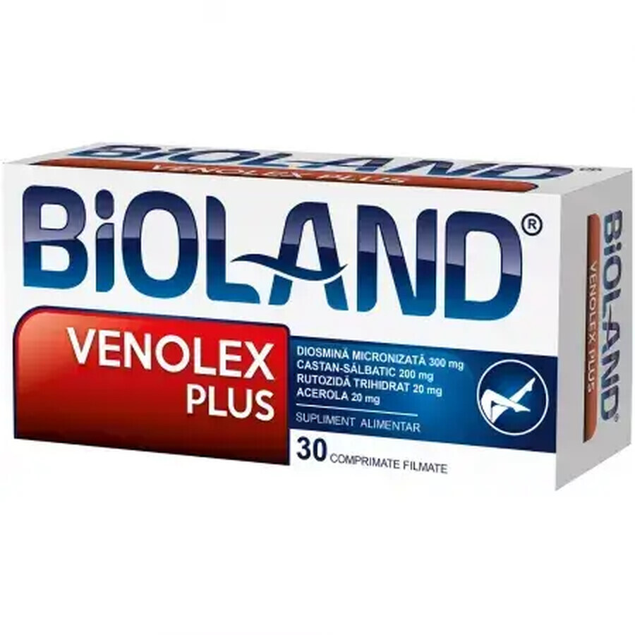 Venolex Plus Bioland, 30 compresse rivestite con film, Biofarm