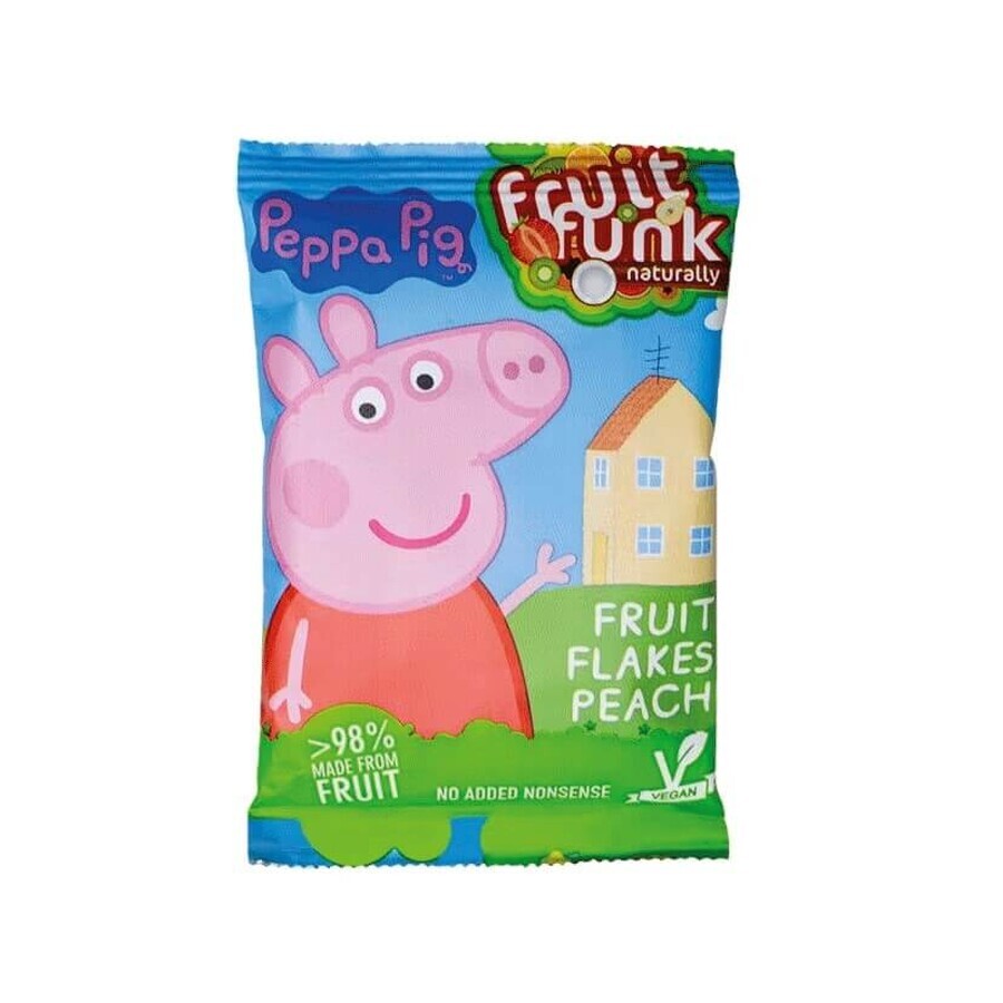 Gelatine di frutta alla pesca Peppa Pig, 16 gr, Fruit Funk