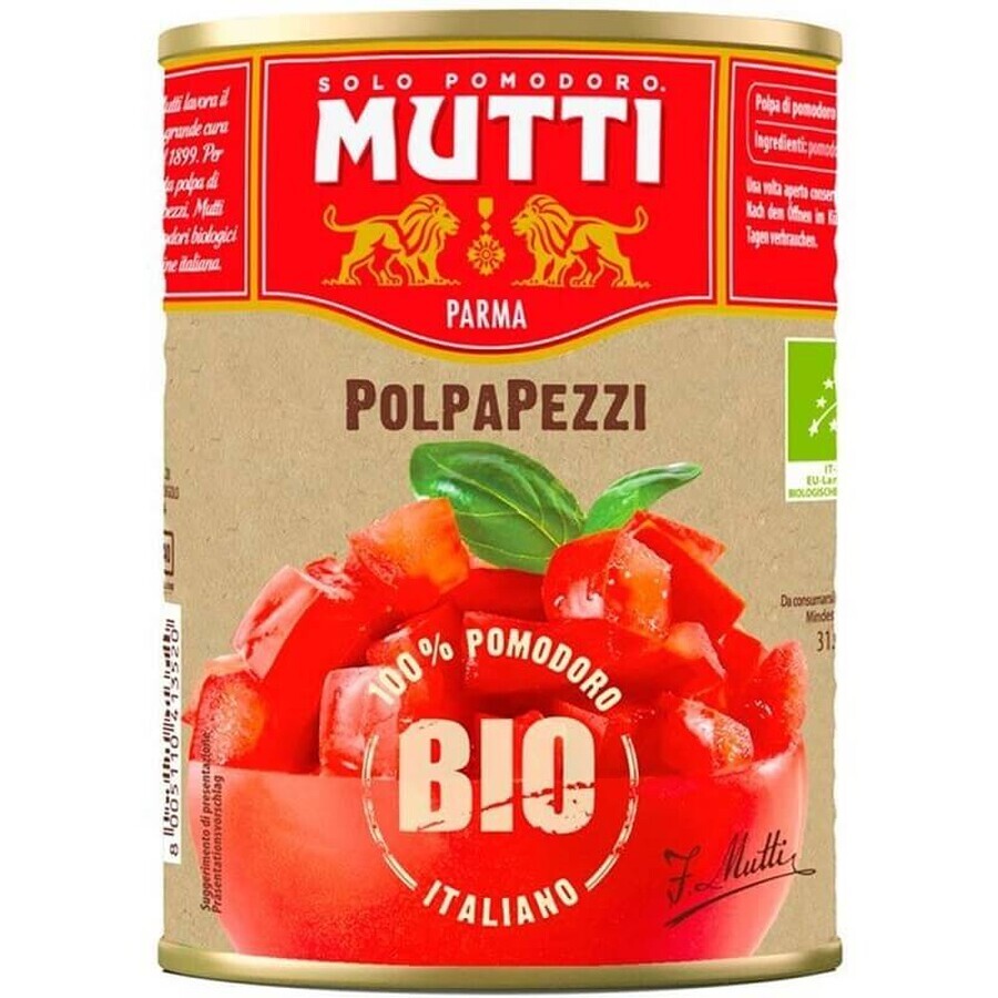 Pomodori a cubetti biologici, 400 g, Mutti